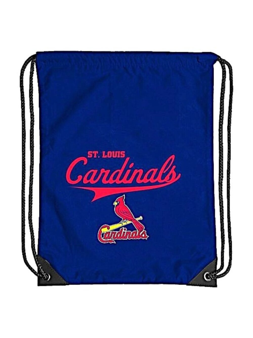 St Louis Cardinals Cinch Back Sack Drawstring Bag String MLB Licensed New